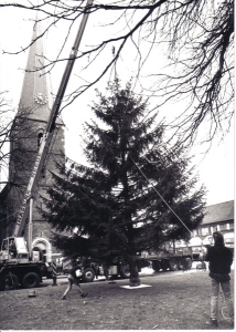 F32 Plaatsing kerstboom, 1987